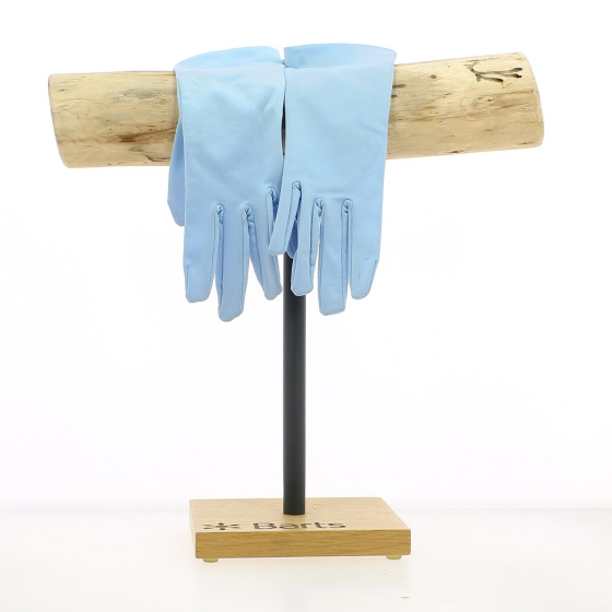 Shiny lycra gloves (6 colors: green/sky blue/royal blue/red/yellow/purple) - Chapellerie Traclet - France