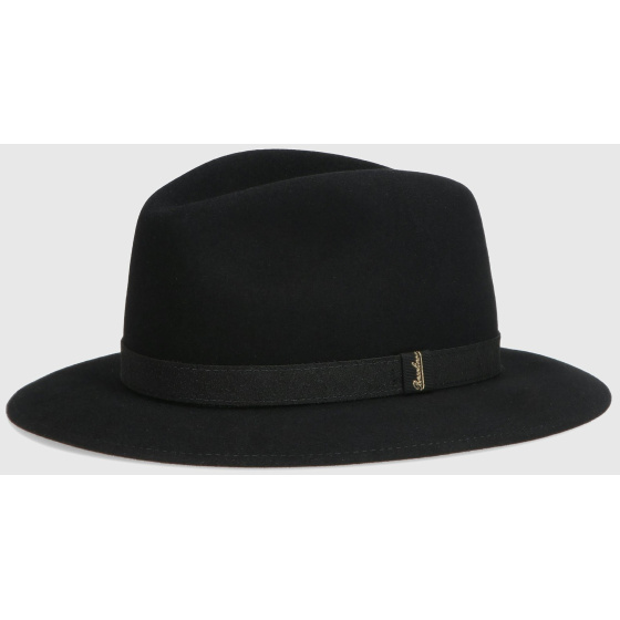 Borsalino Allegro Rain Proof Hat in Black