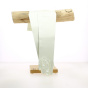 Long gloves in shiny lycra pearly cream - Chapellerie Traclet - France