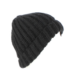 Bonnet Capelli noir 29915 - Chapellerie TRACLET