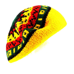 Andrean Reggae Wool Beret - Chapellerie TRACLET