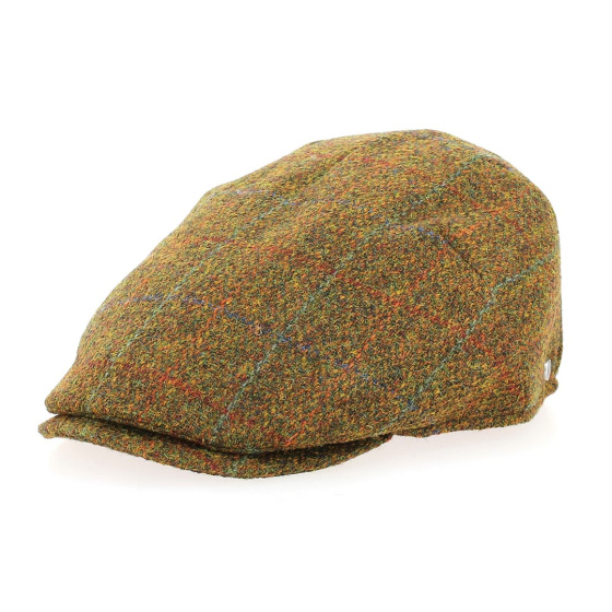 Casquette Harris Tweed Marron Rouille - Flechet