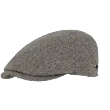 Casquette Plate Matteo Laine Grise - FLECHET