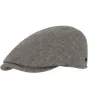 Matteo Flat Cap Grey Wool - FLECHET ref 22714 chapellerie traclet
