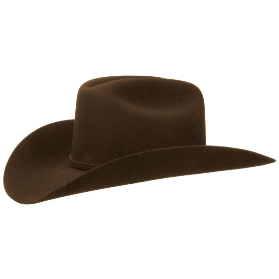 Chapeau Corral Cowboy Cattleman Buffalo 4X Marron - Stetson