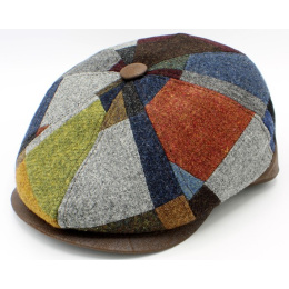 Casquette Dijon 8 cotes Patchwork Laine - Traclet