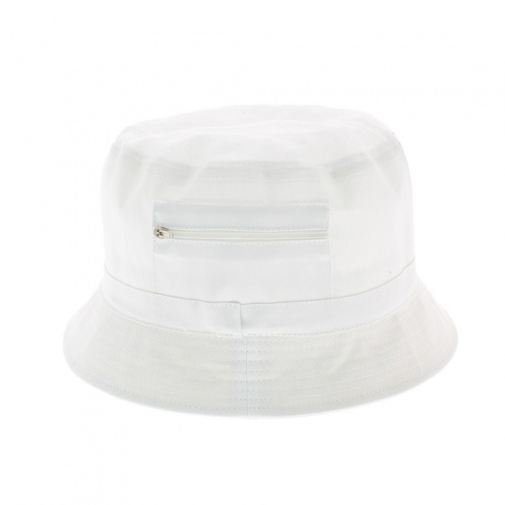 Bob blanc - chapeau tissu