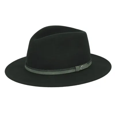 Chapeau Traveller Crush Feutre Laine Vert - Fléchet