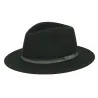 Traveller Crush Wool Felt Hat Green - Fléchet Reference: 22739| Chapellerie Traclet