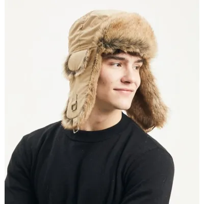 Sasha Beige Faux Fur Ushanka - Herman Reference: 22744| Chapellerie Traclet