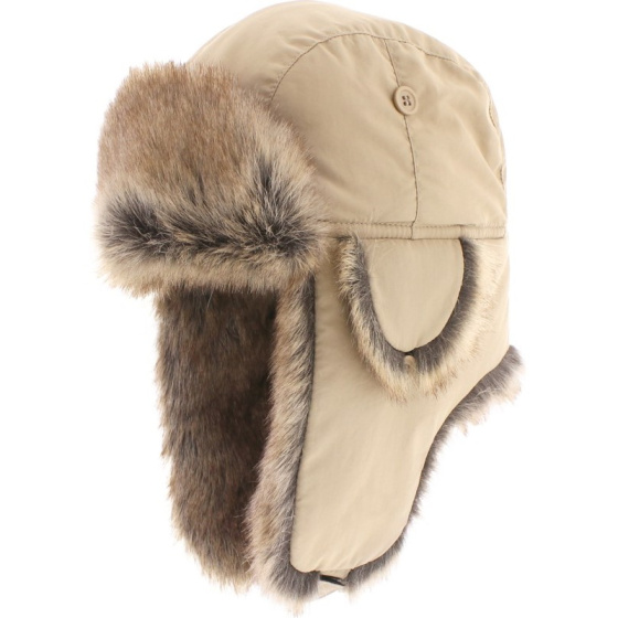 Sasha Beige Faux Fur Ushanka - Herman