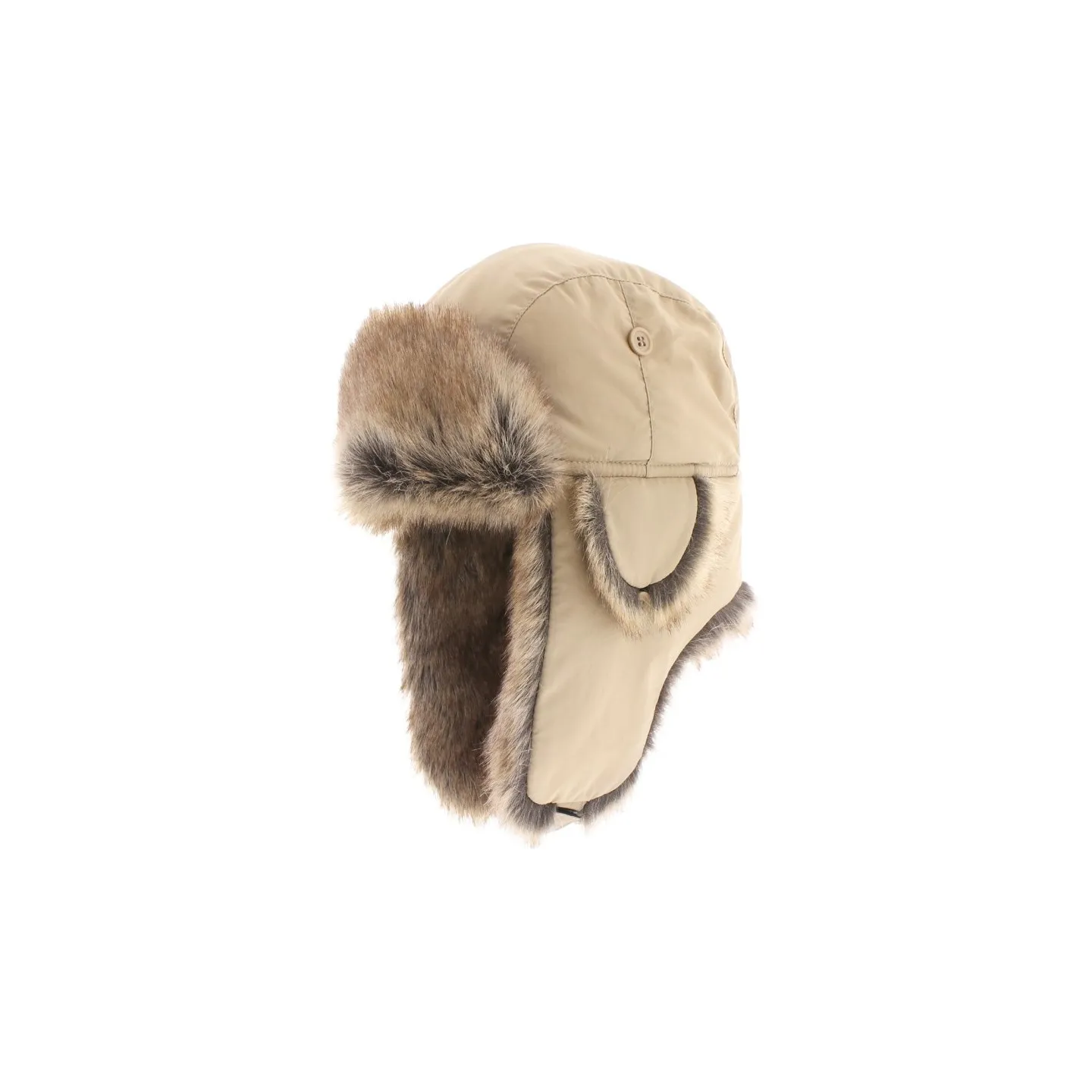 Chapka Sasha Fausse Fourrure Beige - Herman  Reference : 22744| Chapellerie Traclet