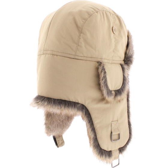 Chapka Sasha Fausse Fourrure Beige - Herman