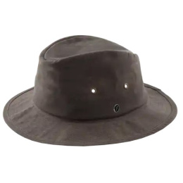 copy of Giovanni Black Oiled Cotton Hat - Fléchet