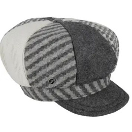 Azzurra Patchwork Newsboy Cap - Fléchet