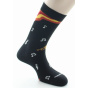 Men's Music Organic Cotton Black Socks - DAGOBERT