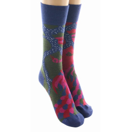 Chaussettes Femme Le Paon Laine Made in France - Berthe