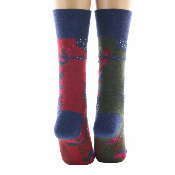 Women's Le Paon Wool Socks Made in France - Berthe Women's Le Paon Wool Socks Made in France - Berthe