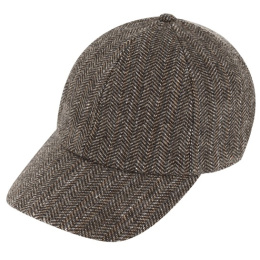 Terzo Chevron Taupe Baseball Cap - Traclet