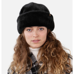 Black Faux Fur Cherrybush Beanie - Barts