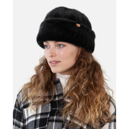 Black Faux Fur Cherrybush Beanie - Barts
