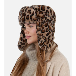 Lucerne Faux Fur Leopard Print Ushanka - Barts