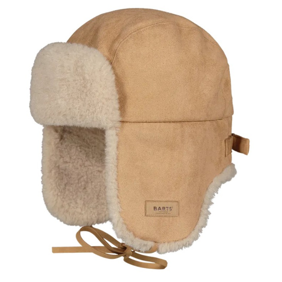 Kegalle Bomber Sand Faux Skin Chapka - BARTS Kegalle Bomber Sand Faux Skin Chapka - BARTS