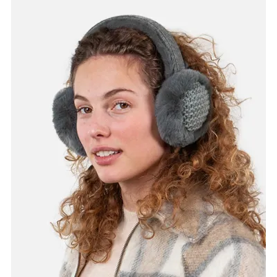 Bigwit Faux Fur Earmuffs Gray - Barts, Warm & Soft Reference: 22787| Chapellerie Traclet