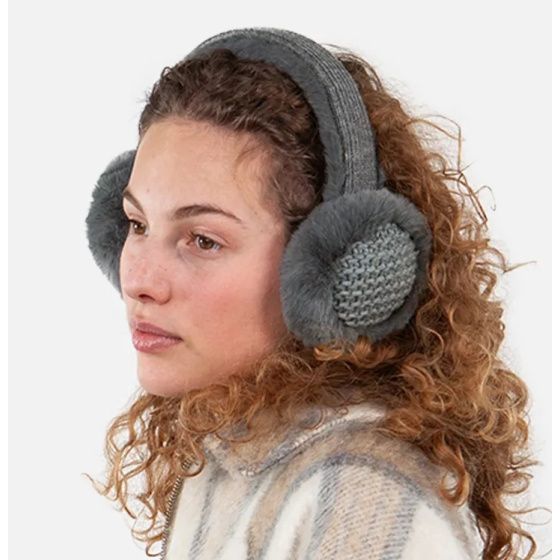 Bigwit Faux Fur Earmuffs Gray - Barts Bigwit Faux Fur Earmuffs Gray - Barts