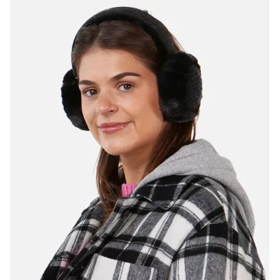 Bigwit Faux Fur Earmuffs Black - Barts, Warm & Soft Reference: 22788| Chapellerie Traclet