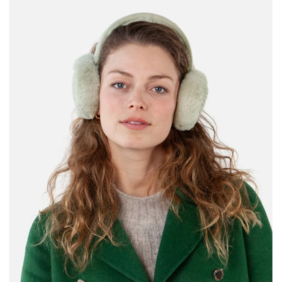 Bigwit Faux Fur Earmuffs Stone - Barts