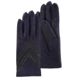 Women's Touchscreen Wool Gloves Navy - Isotoner