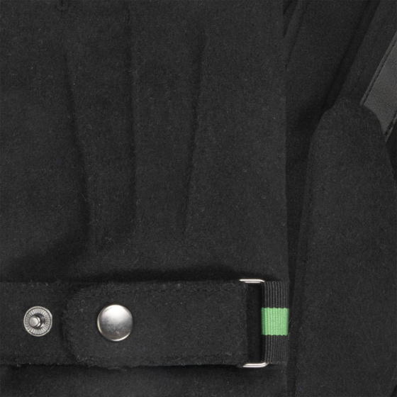 Gants Homme Tissu Lainé Noir - Isotoner Gants Homme Tissu Lainé Noir - Isotoner