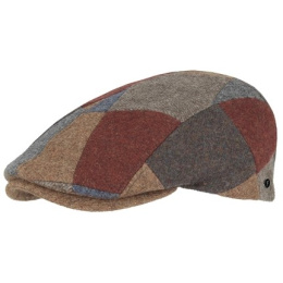 Casquette Belfaci Patchwork Laine Vierge - Fléchet