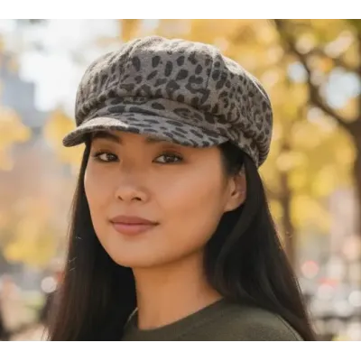 Casquette Gavroche Alessia Léopard - Fléchet