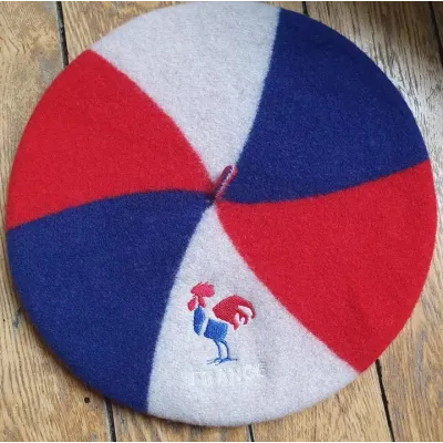 Trio Victoire Beret Embroidered French Rooster - Le Béret Français Trio Victoire French Rooster Beret - Le Béret Français | Made