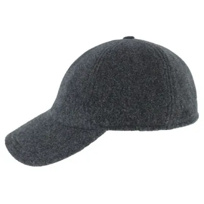 Casquette Baseball Sympatex Pheasant Laine Anthracite - Traclet