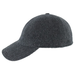 Casquette Baseball Sympatex Pheasant Laine Anthracite - Traclet