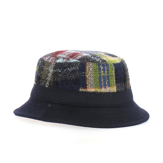 Crotone Patchwork Wool Bucket Hat - Traclet
