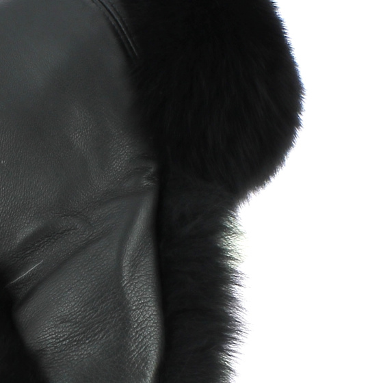 Verona Leather & Fox Chapka / Hat - Traclet