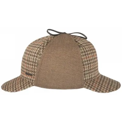 Sherlock Holmes Deerstalker Cap - Hatland | Authentic British Style Reference: 22832 | Chapellerie Traclet