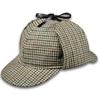 Holmes Andria Deerstalker Laine - Hatland | Casquette Sherlock Holmes Reference : 22834 | Chapellerie Traclet
