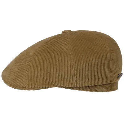 Casquette Brooklin Dwayn Velours Beige - Stetson  Reference : 22846 | Chapellerie Traclet