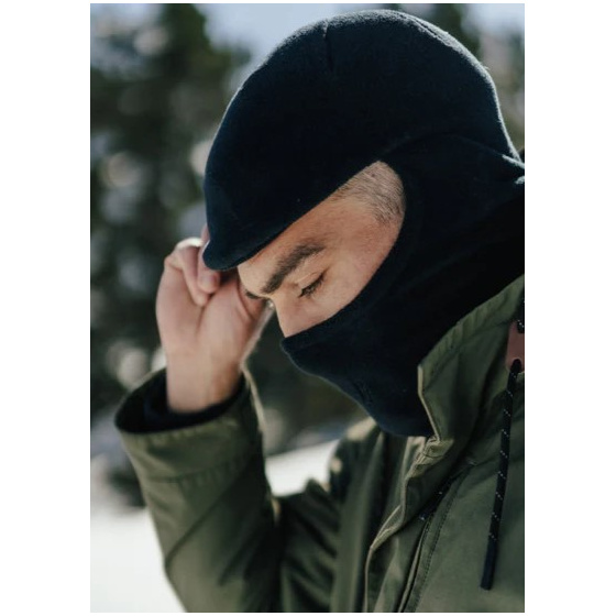 Shanty Fleece Balaclava Black - Pipolaki