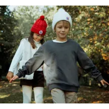 Alpina White Pom Pom Children's Beanie - Pipolaki - Chapellerie Traclet Reference: 22853| Chapellerie Traclet