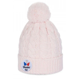 Gstaad Pink Pompom Beanie - Pipolaki