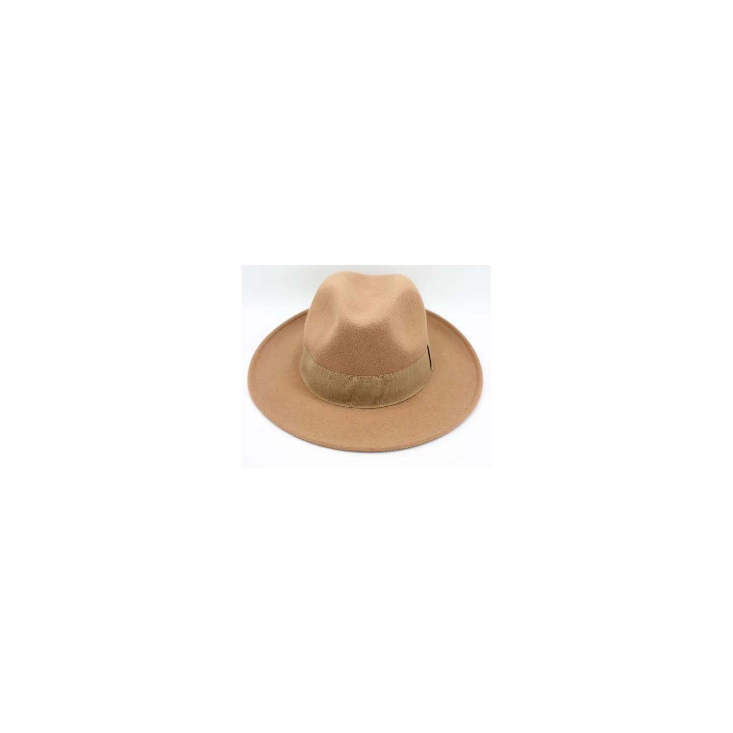 Chapeau Fédora San Salvo Feutre Laine Camel  - Traclet Reference : 22886| Chapellerie Traclet