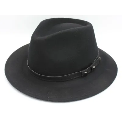 Armando Wool Traveller Hat Black - Traclet Reference: 22887 | Chapellerie Traclet