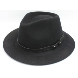 Armando Wool Traveller Hat Black - Traclet