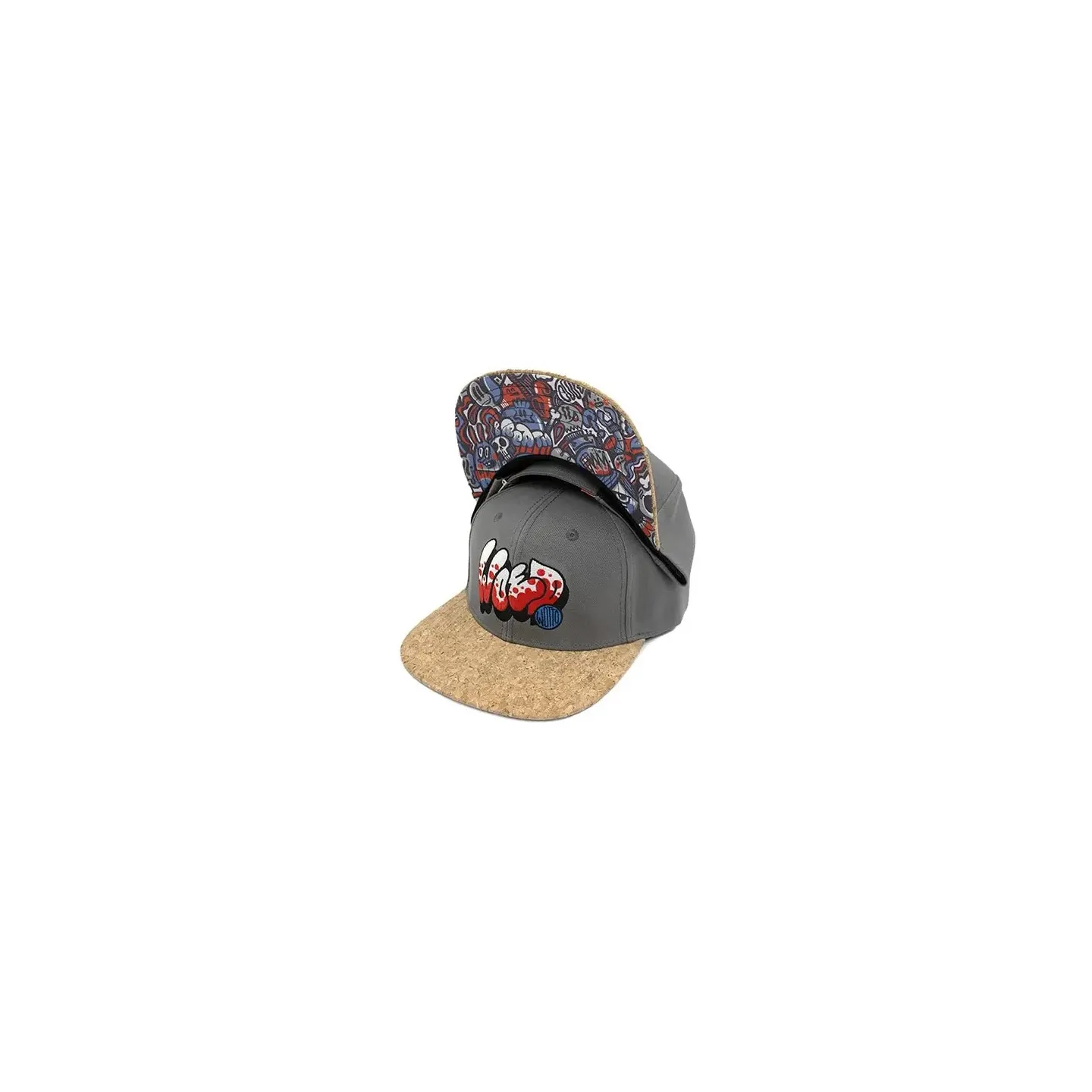 Wotto Grey Snapback Cap - Woed Reference: 22892| Chapellerie Traclet